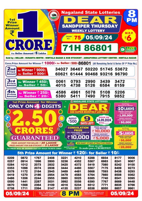 Lottery Sambad Today 2024