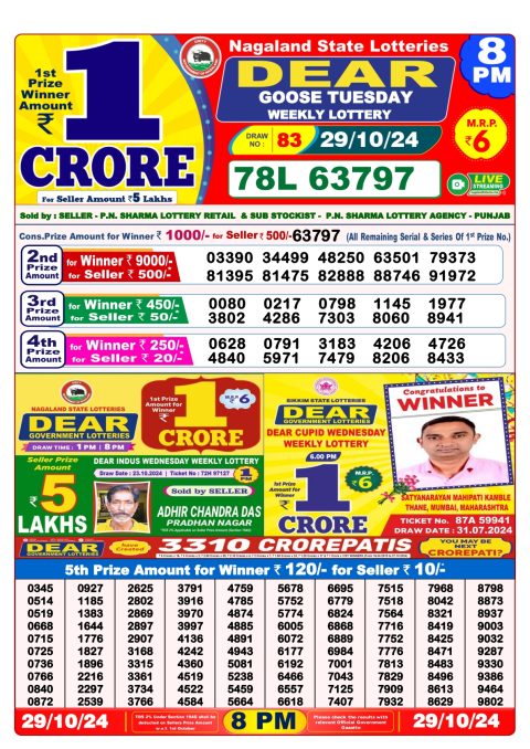 Lottery Sambad Today 2024