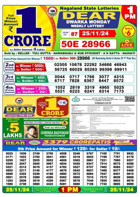 Lottery Sambad Today 2024