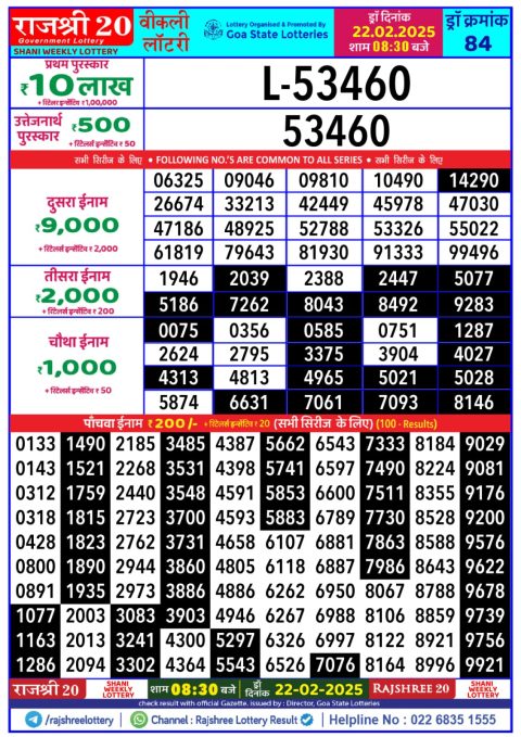 Lottery Sambad Today 2024
