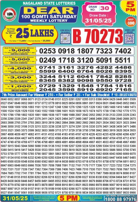 Lottery Sambad Today 2024