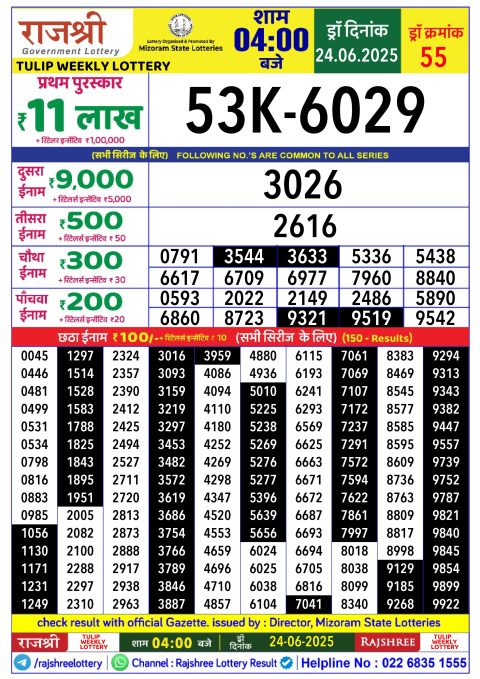Lottery Sambad Today 2024